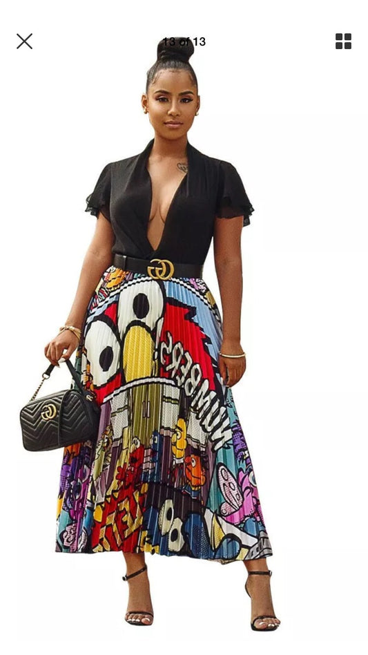 Comic Sesame skirt